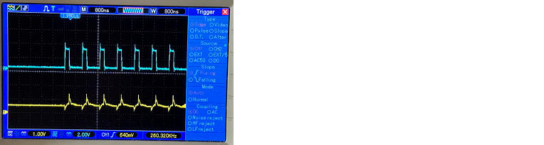 6N137 in osciloscope