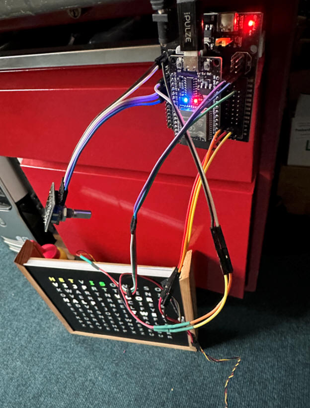 Word clock with ESP32