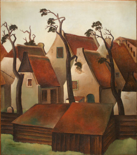 Huisjes op Vlieland Henk Krijger 1936
