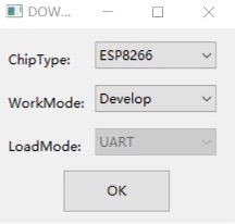 Hoofdinterface van de Flash Download Tool