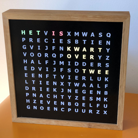 SK6812 colour word clock