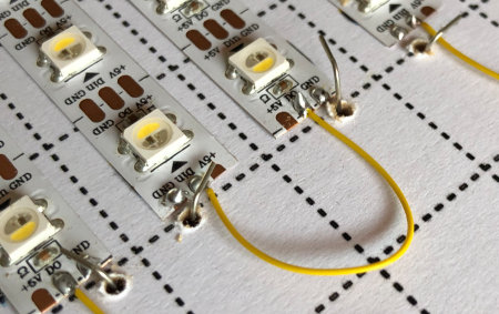 Solderen van de LEd