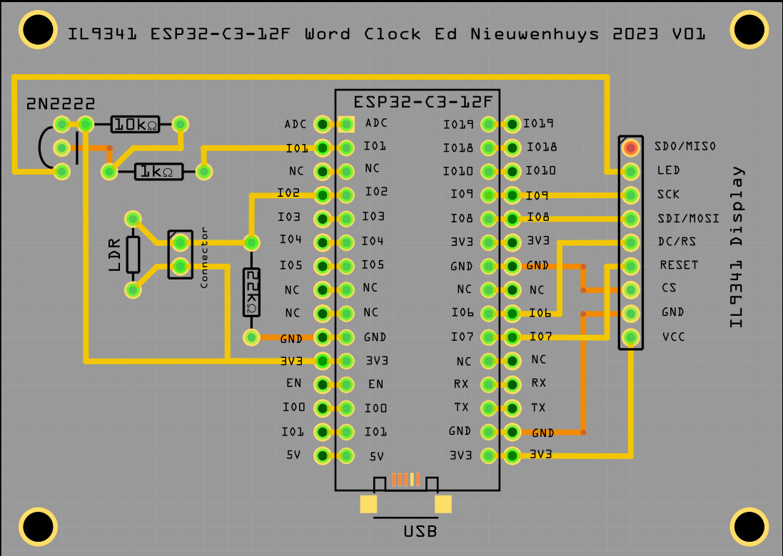 PCBwithESP32-C3-12F