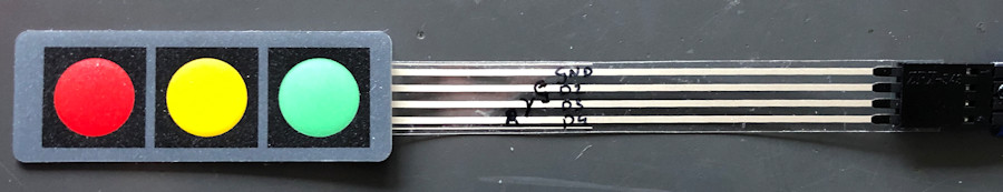 3-button membrane