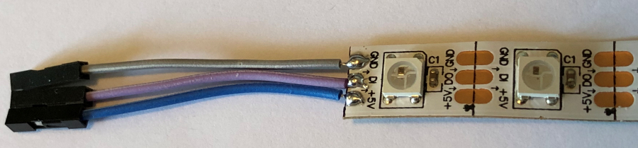 Strip soldering
