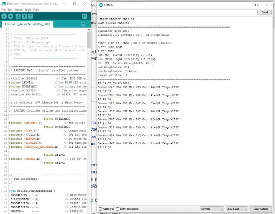 Serial monitor