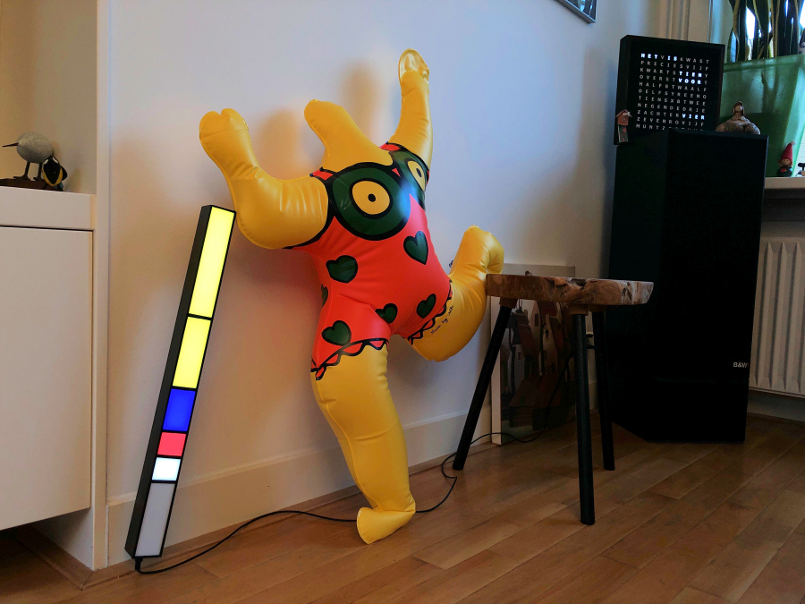 Fibonaccistick and Niki de Saint Phalle inflatable doll