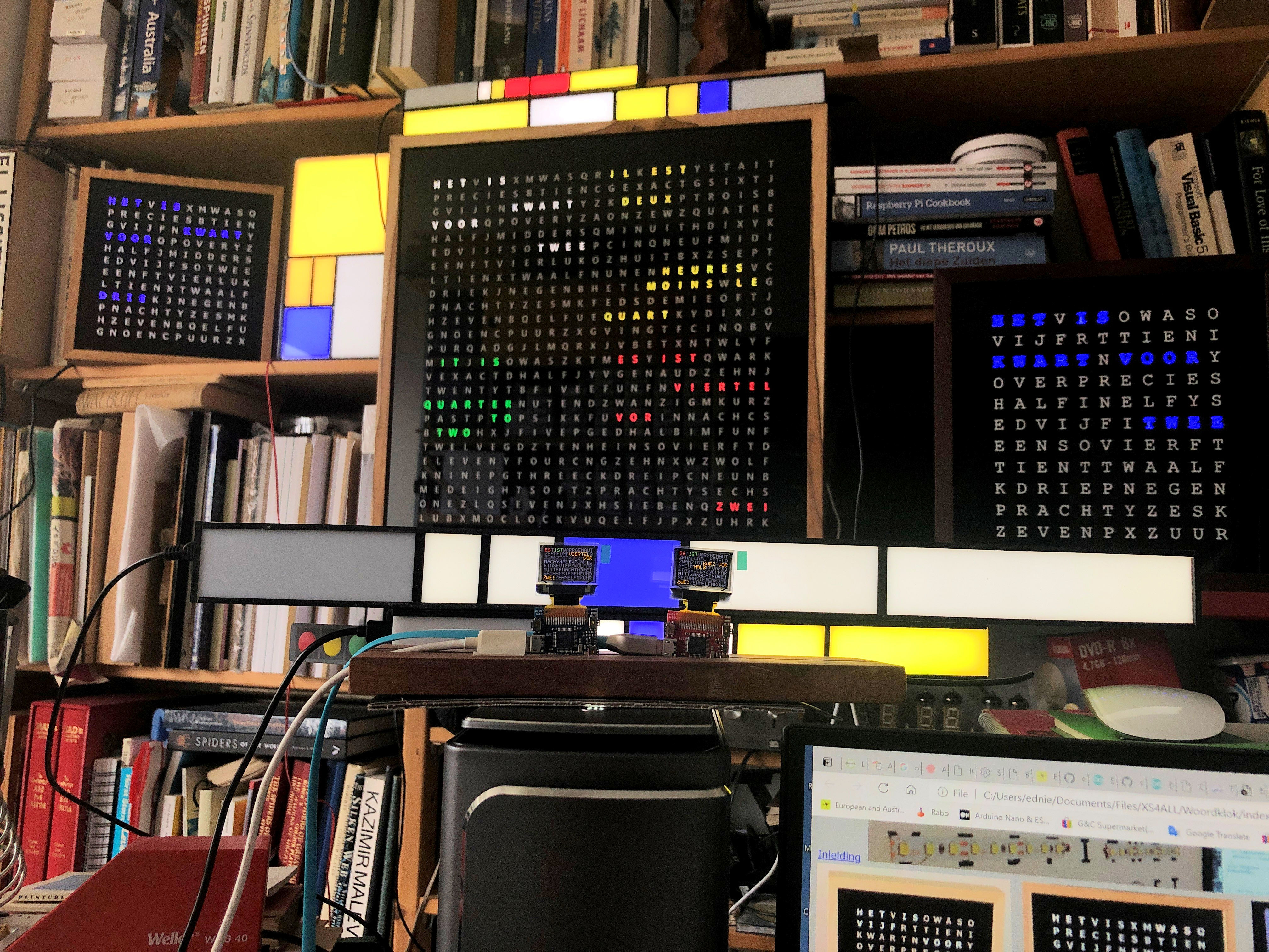 Several clocks